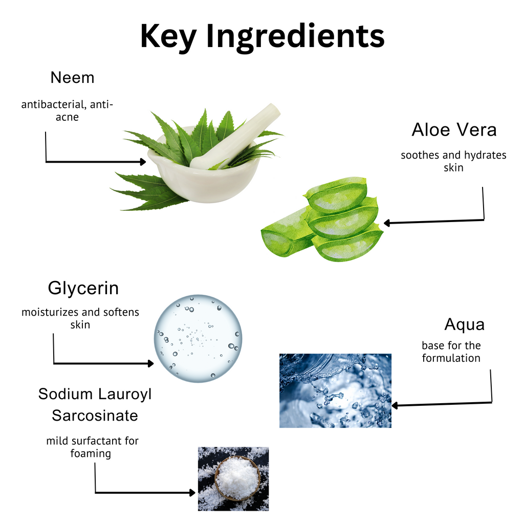 NEUTRO HERB Neem Aloevera Face Wash 200 ml