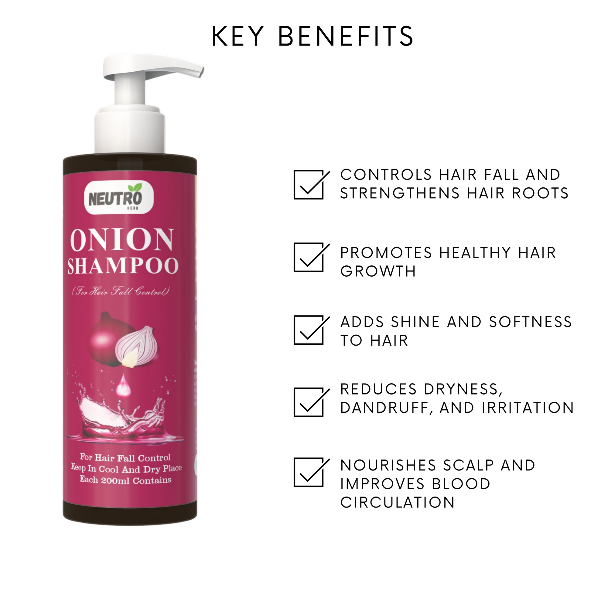 NEUTRO HERB – ONION SHAMPOO