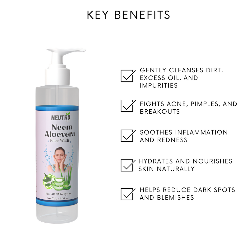 NEUTRO HERB Neem Aloevera Face Wash 200 ml