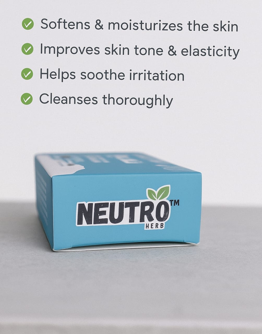 Neutro Herb Cool Bathing Soap Bar with 3x intense cooling (3 x 100 g)